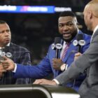 Fox's Alex Rodriguez, David Ortiz and Derek Jeter at 2023 World Series.