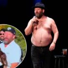 Comedian Bert Kreischer stops woman protestor at Netflix Cup in Vegas