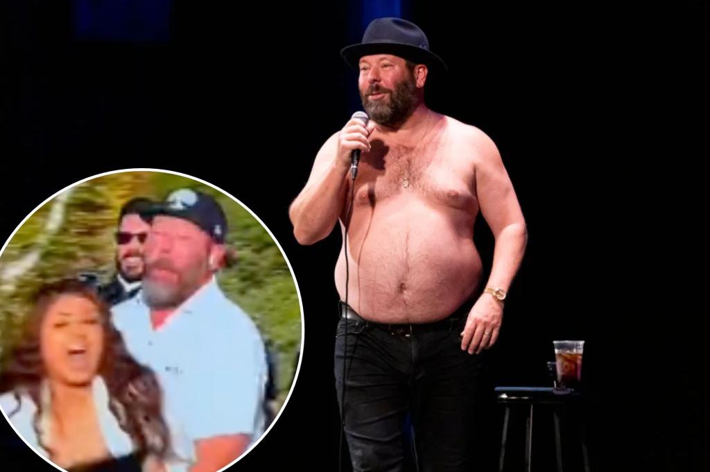Bert Kreischer arrête une manifestante à la Coupe Netflix à Vegas
