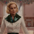 Brie Larson on "Lessons in Chemistry."