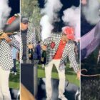 Carlos Sainz breaks Netflix Cup trophy he won with Justin Thomas