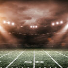 The imaginary stadium is modelled and rendered.