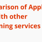 Which streaming service is best for you? Compare Apple TV+ with other services. | by Dale Clifford | Internet Stack | Nov, 2023