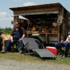 LETTERKENNY, from left: Jared Keeso, K. Trevor Wilson, Nathan Dales, Dyck Meat