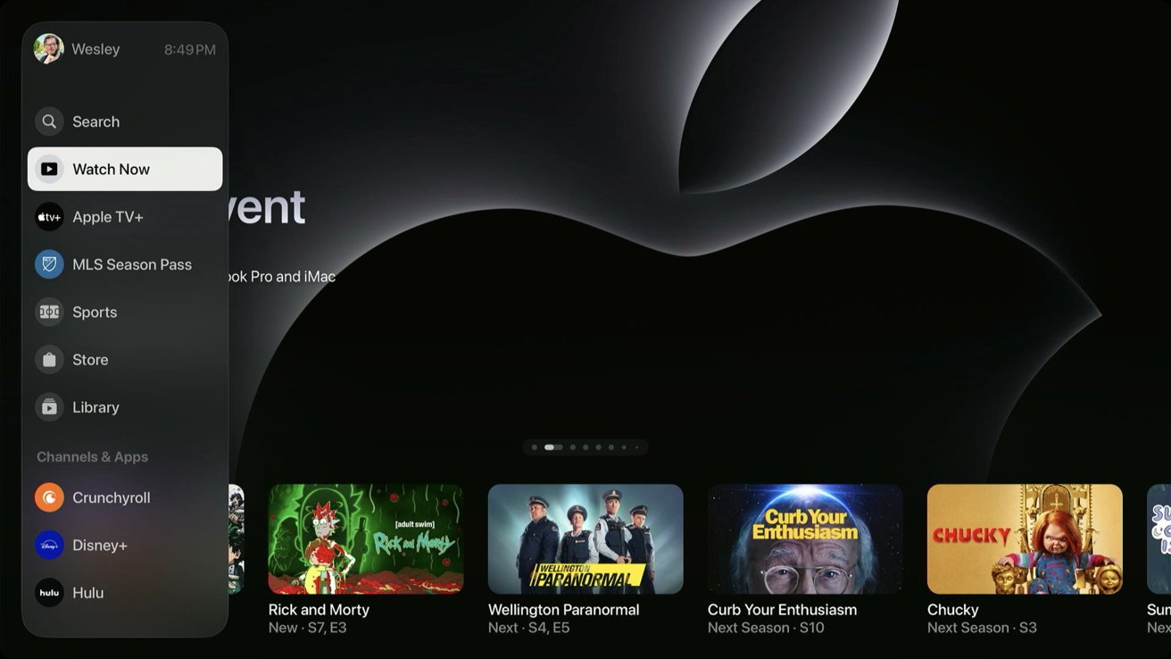 Découvrez la nouvelle interface de l’application Apple TV avec tvOS 17.2