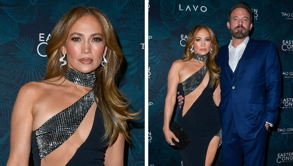 Jennifer Lopez rayonne dans une robe de David Koma pour l’Eastern Congo Initiative