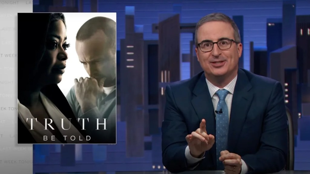 John Oliver critique Apple TV+ comme “quelque chose que vous pouvez simplement ignorer” : “Où les célébrités vont se cacher”
