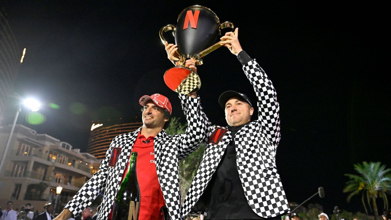 Justin Thomas et Carlos Sainz remportent la folle Netflix Cup