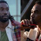 Nathan Stewart-Jarrett (L) and Kevin Vidal (R) play lovers in Disney+ series Culprits.