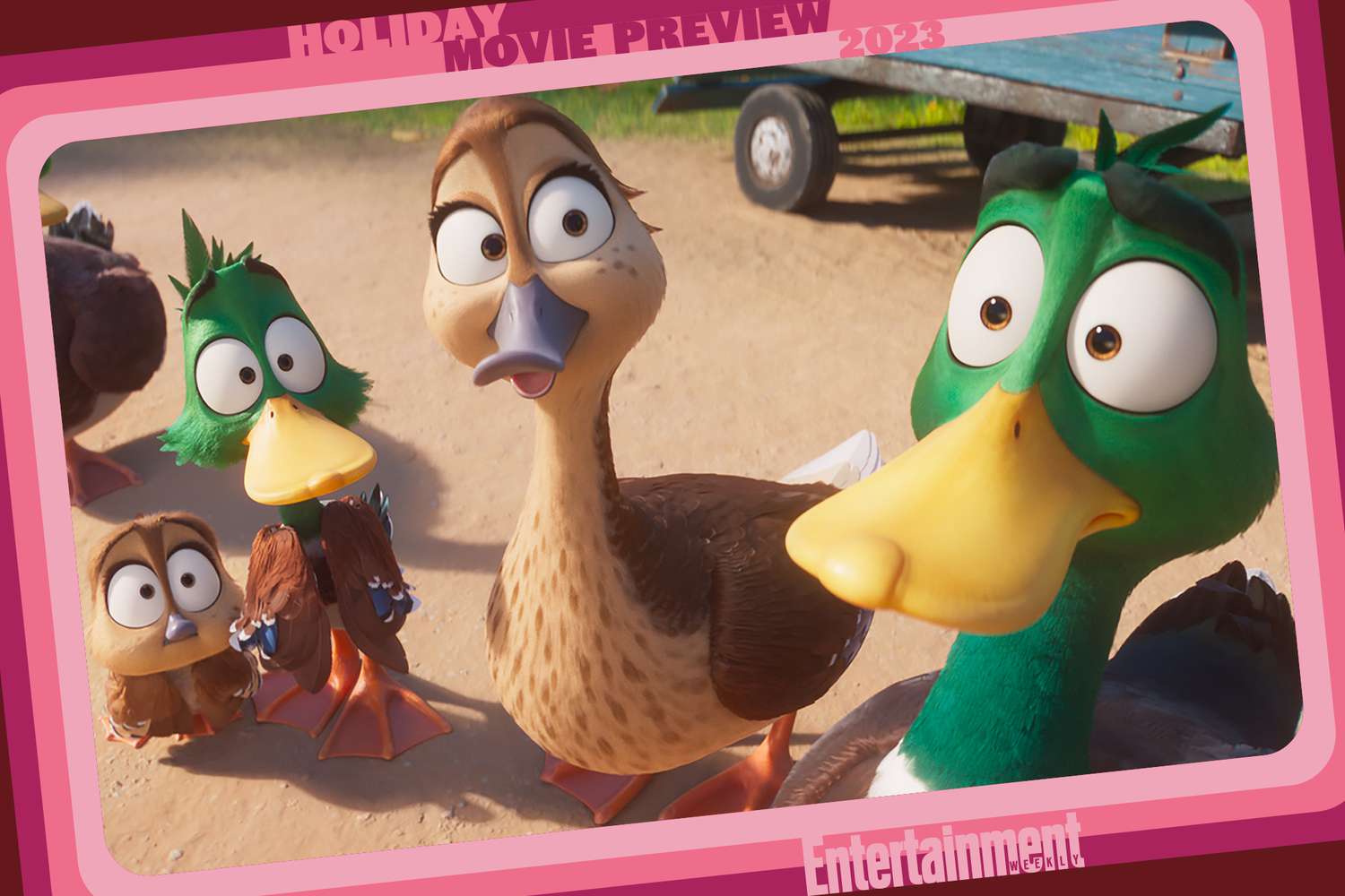 La migration adopte une grande énergie de canard et une petite miss ensoleillée