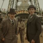 (L-R): Owen Wilson as Mobius and Tom Hiddleston as Loki in Marvel Studios
