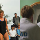 split image of Diana Nyad and Annette Bening in NYAD