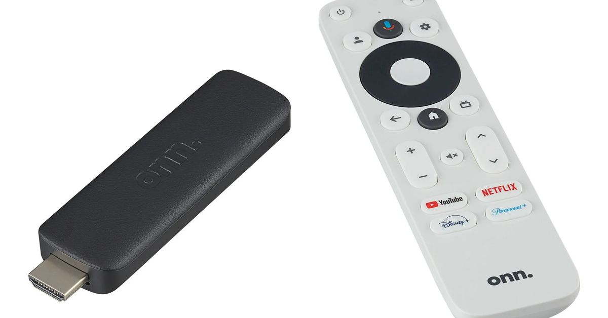 Le nouveau stick de streaming Onn Google TV de Walmart à seulement 15€