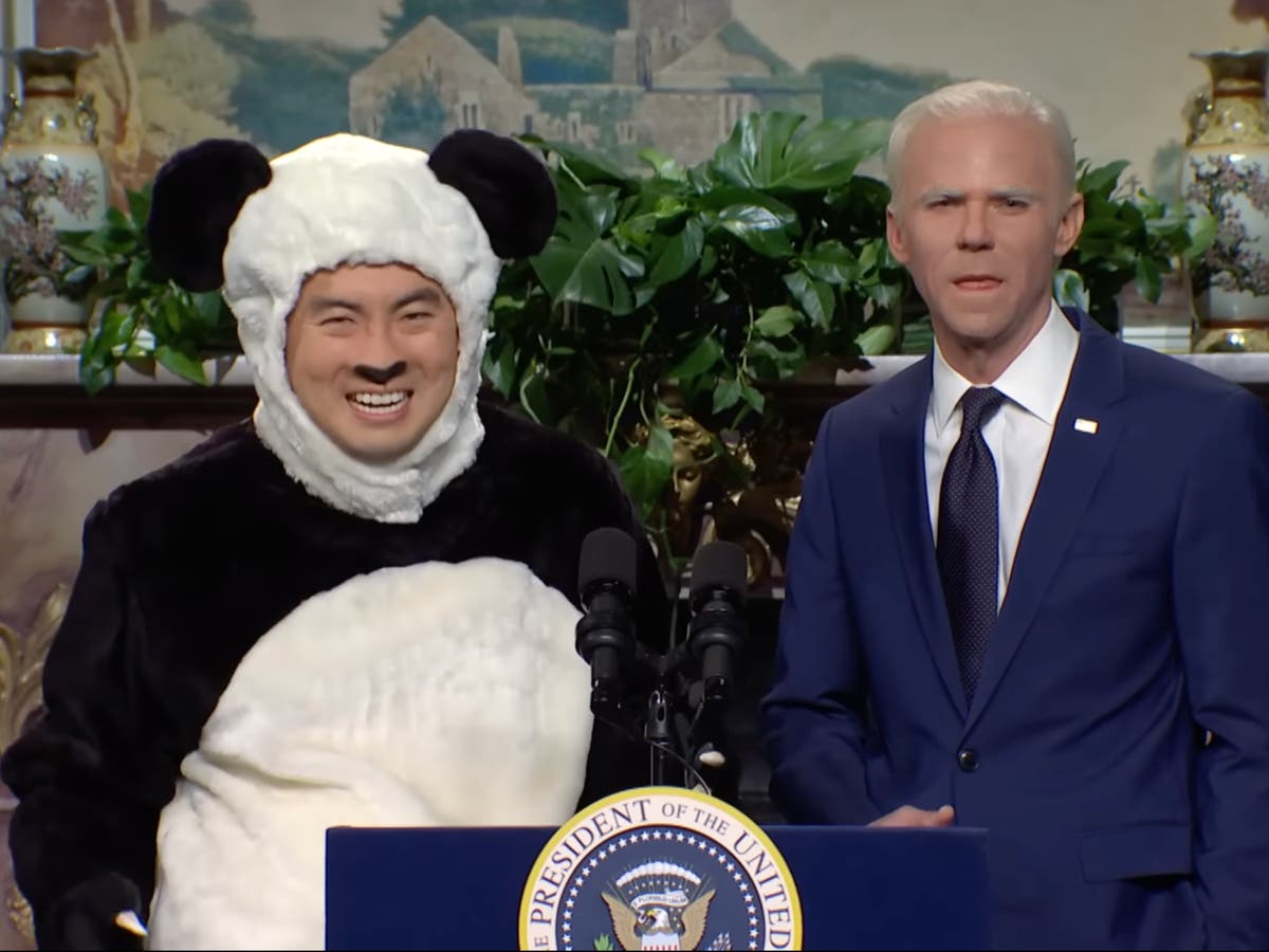Le panda géant aide Biden dans SNL