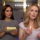 Natalie Portman as Elizabeth Berry and Julianne Moore as Gracie Atherton-Yoo in May December