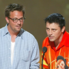 Matthew Perry and Matt LeBlanc at the Teen Choice Awards 2002