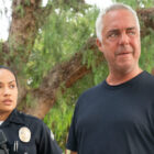 Denise G. Sanchez and Titus Welliver in 