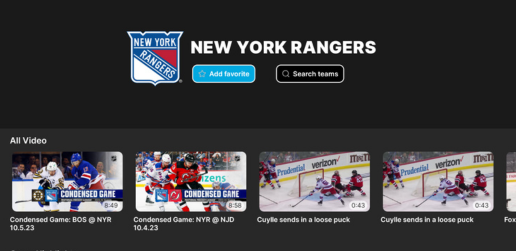 NHL : ViewLift modernise ses applications TV gratuites