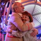The Fifth Doctor hugs Tegan aboard the TARDIS in a brand new reunion as part of Tales of the TARDIS for Doctor Who
