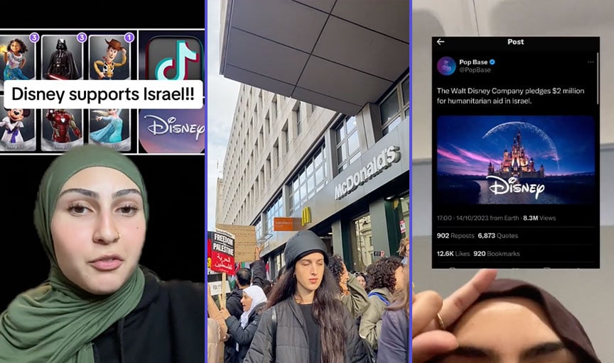 Pourquoi le mouvement BDS et la génération Z boycottent Disney+, McDonald’s et Starbucks