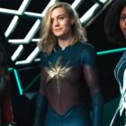 Ms. Marvel, Captain Marvel, and Monica Rambeau teaming up in The Marvels.
