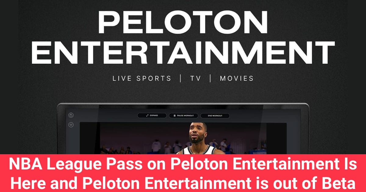 Regardez des matchs de la NBA sur votre Peloton !