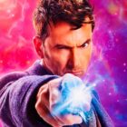 David Tennant as the Fourteenth Time Lord on the poster for the Doctor Who 60th anniversary special