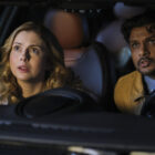 Rose McIver and Utkarsh Ambudkar in 