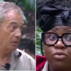 Enraged TikTok celeb debates Farage over immigration policy on reality show