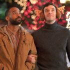 Chambers (left) and Michael Urie in a scene from Single All the Way.