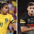Matildas star Mary Fowler and Panthers captain Nathan Cleary’s new couple nickname faces backlash from fans