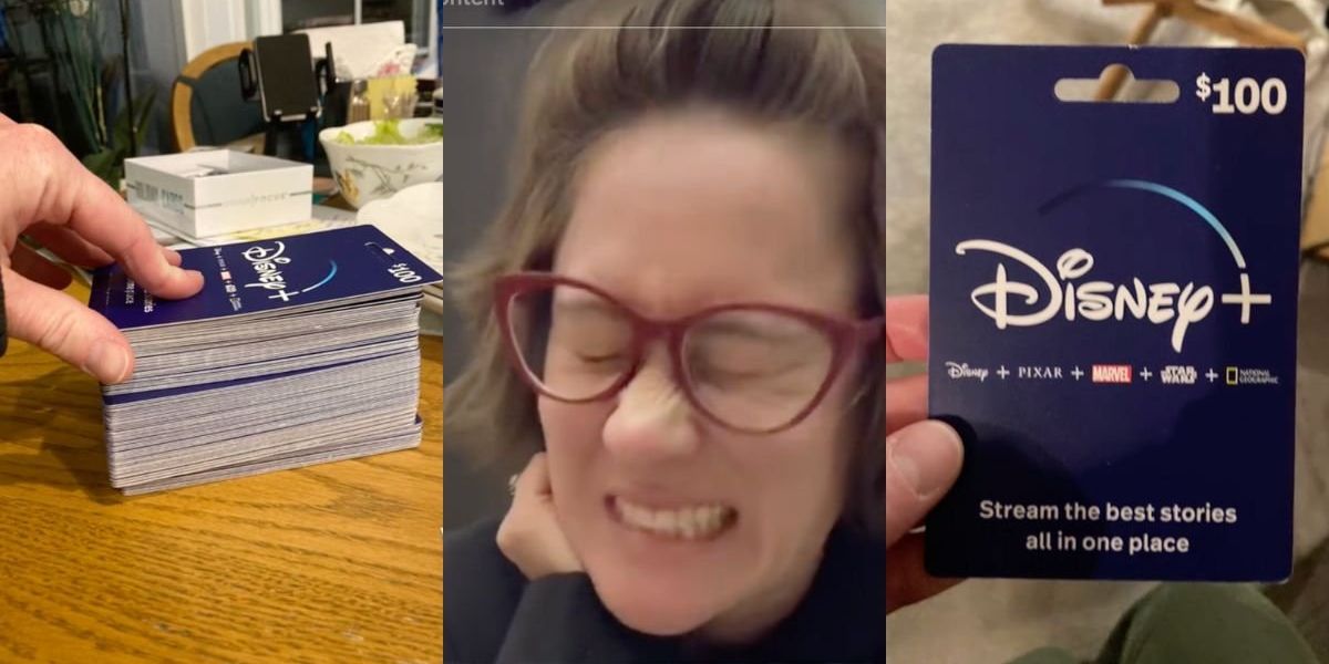 Achats accidentels de 10k $ en cartes-cadeaux Disney+ : VIDÉO