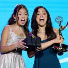 LOS ANGELES, CALIFORNIA - DECEMBER 16: (L-R) Ava Louise Murchison and Tamara Almeida speak onstage during the 2nd Annual Children and Family Creative Arts Emmy Awards at The Westin Bonaventure Hotel & Suites, Los Angeles on December 16, 2023 in Los Angeles, California. (Photo by Matt Winkelmeyer/Getty Images)