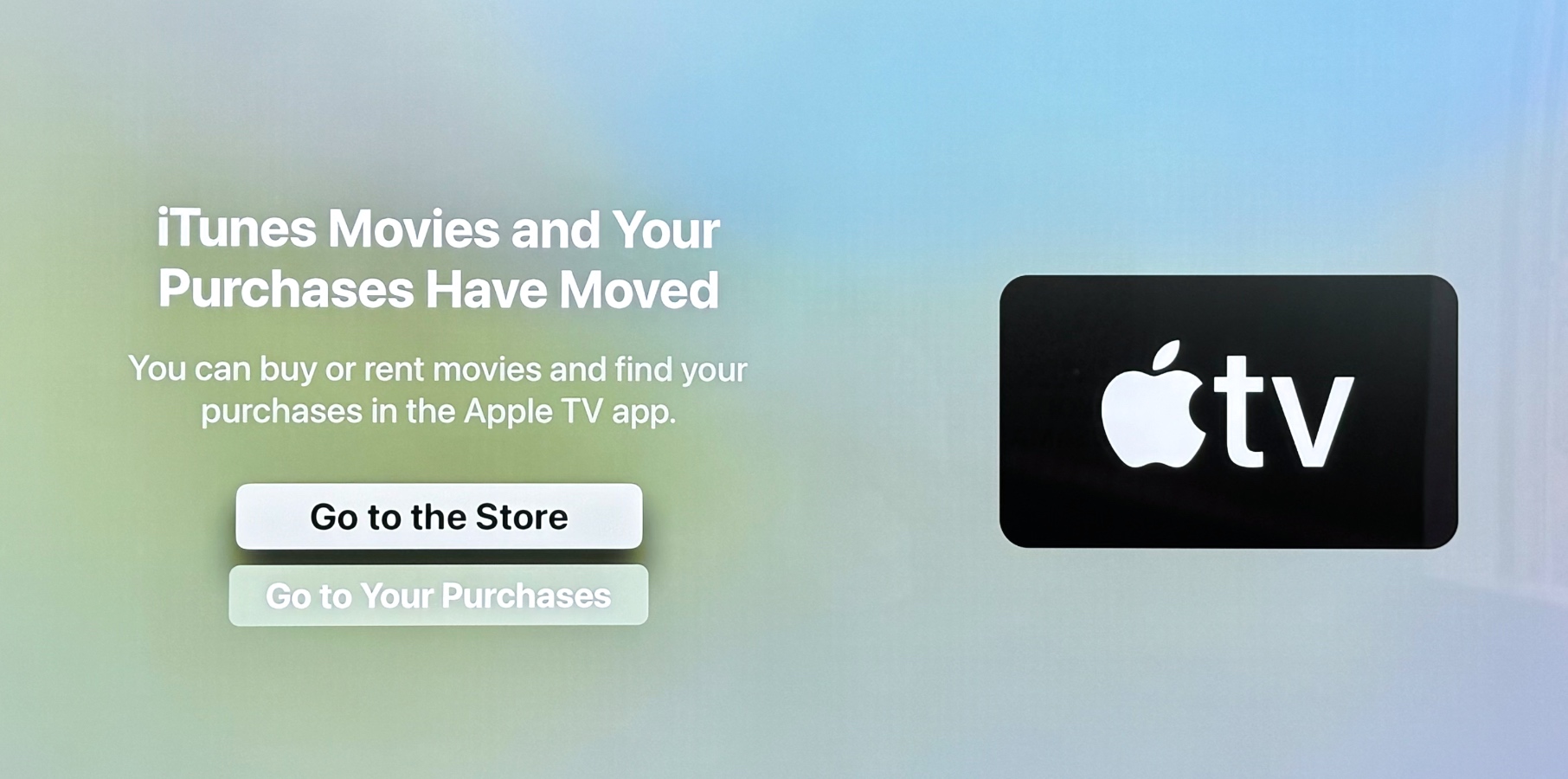 Apple supprime l’application iTunes Movies sur Apple TV avec tvOS 17.2 RC
