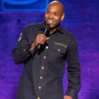 Dave Chappelle: The Dreamer. Dave Chappelle at the Lincoln Theater in Washington DC. Cr. Mathieu Bitton/Netflix © 2024