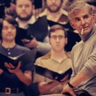 Bradley Cooper as Leonard Bernstein in Maestro.