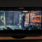Panasonic MZ1500 with The Batman on screen 