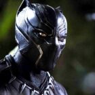 Close-up of Chadwick Boseman in the Black Panther suit