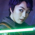 Natasha Liu Bordizzo as Sabine Wren in Ahsoka