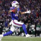  Khalil Shakir #10 of the Buffalo Bills 