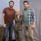 Drew Scott, Anna Faris, and Jonathan Scott in Celebrity IOU