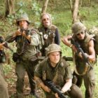 Ben Stiller, Robert Downey Jr., Nick Nolte, Jack Black, Brandon T. Jackson, Jay Baruchel in Tropic Thunder