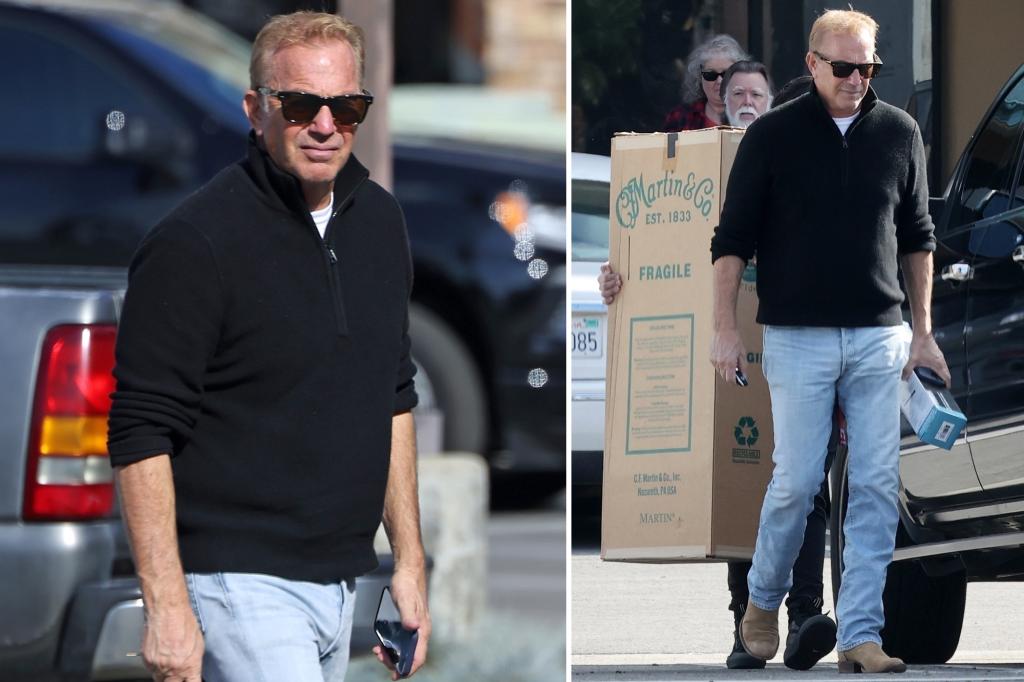 Kevin Costner achète une guitare haut de gamme dans le cadre de rumeurs de romance avec Jewel