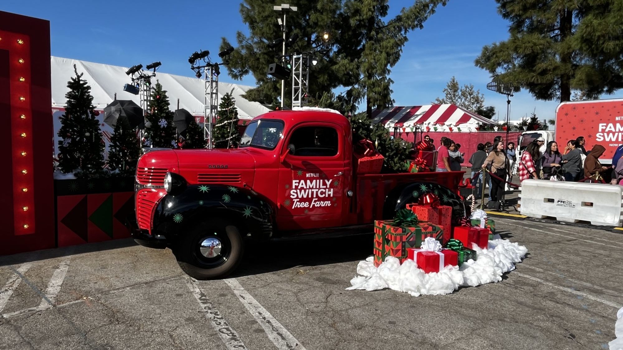 La magie de Noël à Los Angeles avec Family Switch et Netflix