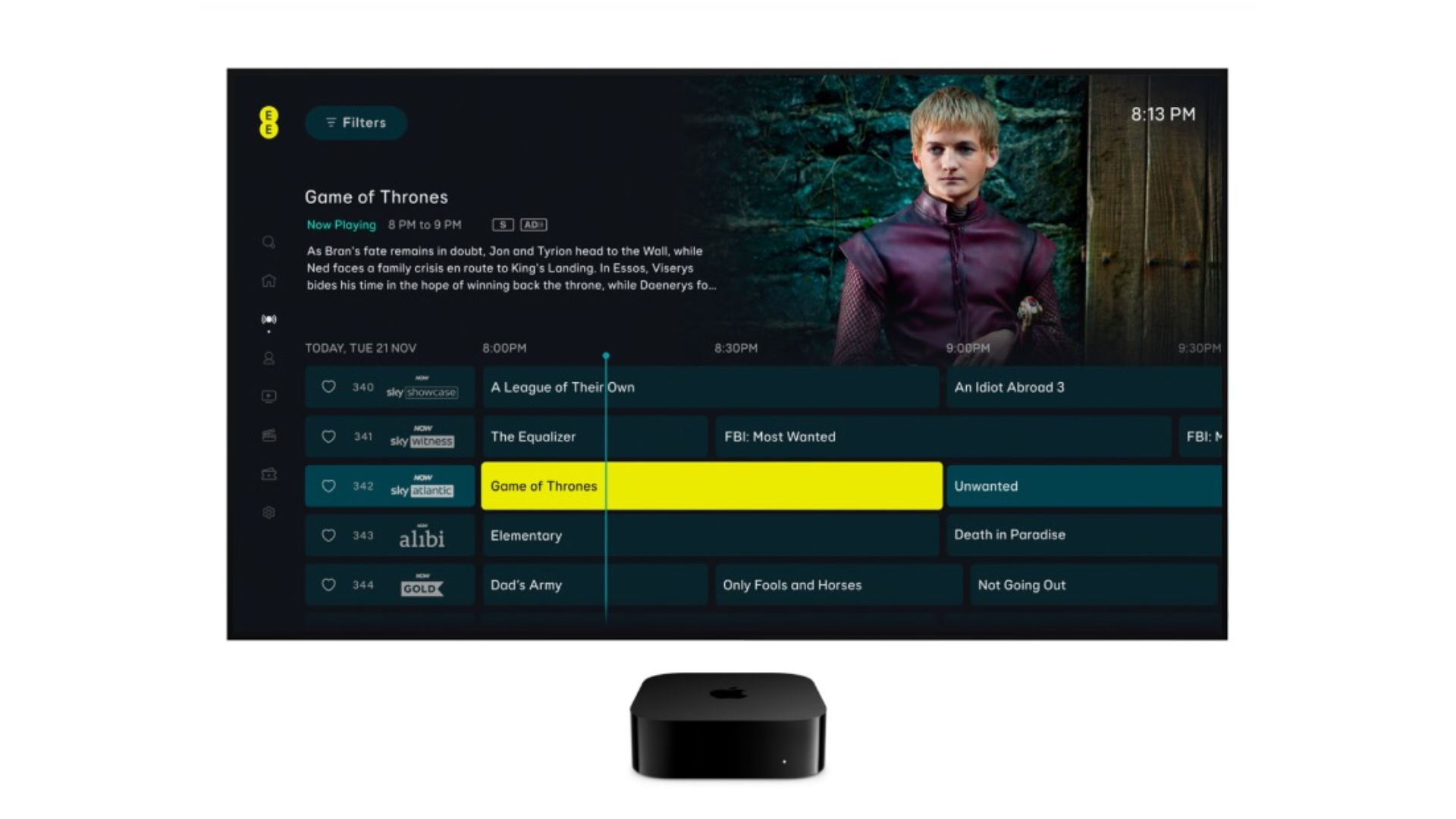 Le lancement de la plateforme EE TV propose une Apple TV 4K personnalisée