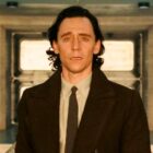 Tom Hiddleston as Loki looking shocked in the TVA - 'Loki' 2.04