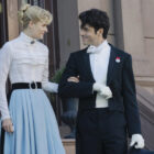 Louisa Jacobson and Harry Richardson as Marian Brook and Larry Russell in 