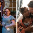 Luke Newton, Nicola Coughlan, Simone Ashley, and Jonathan Bailey in 