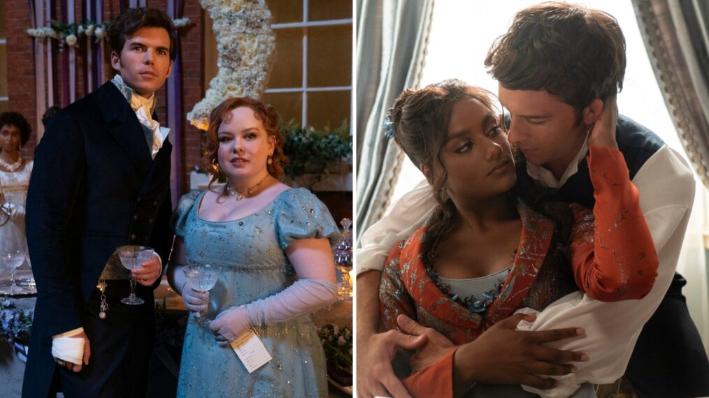 Netflix dévoile des photos inédites de la romance entre Penelope et Colin
