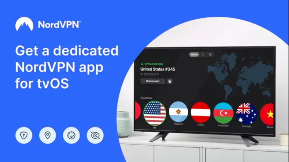 NordVPN disponible sur Apple TV